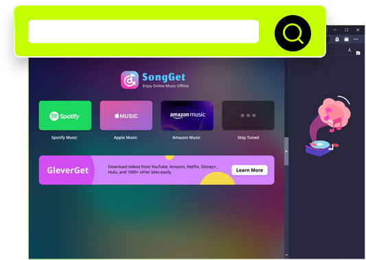 Ease to Use with Built-in Browser