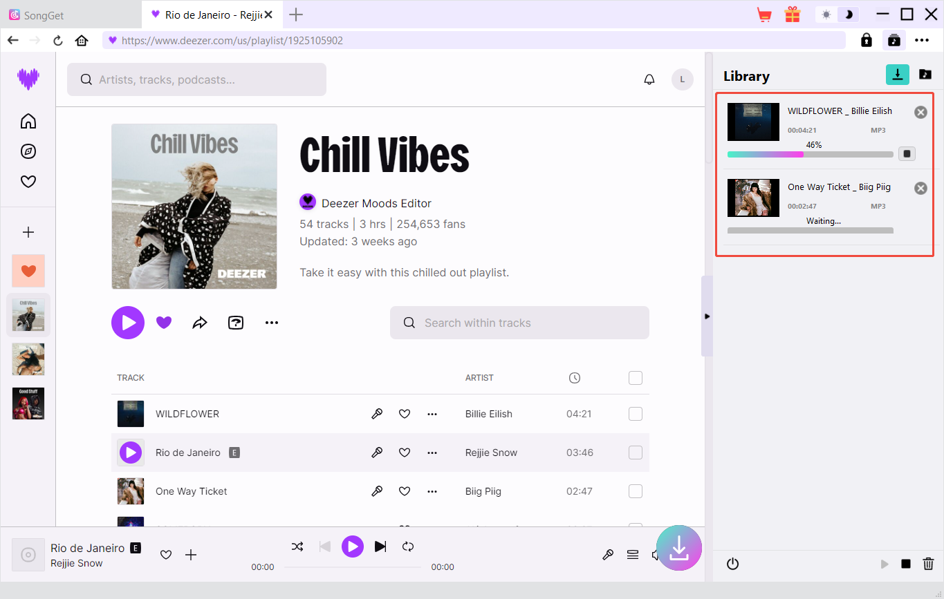 Step 4: Choose download option and start downloading