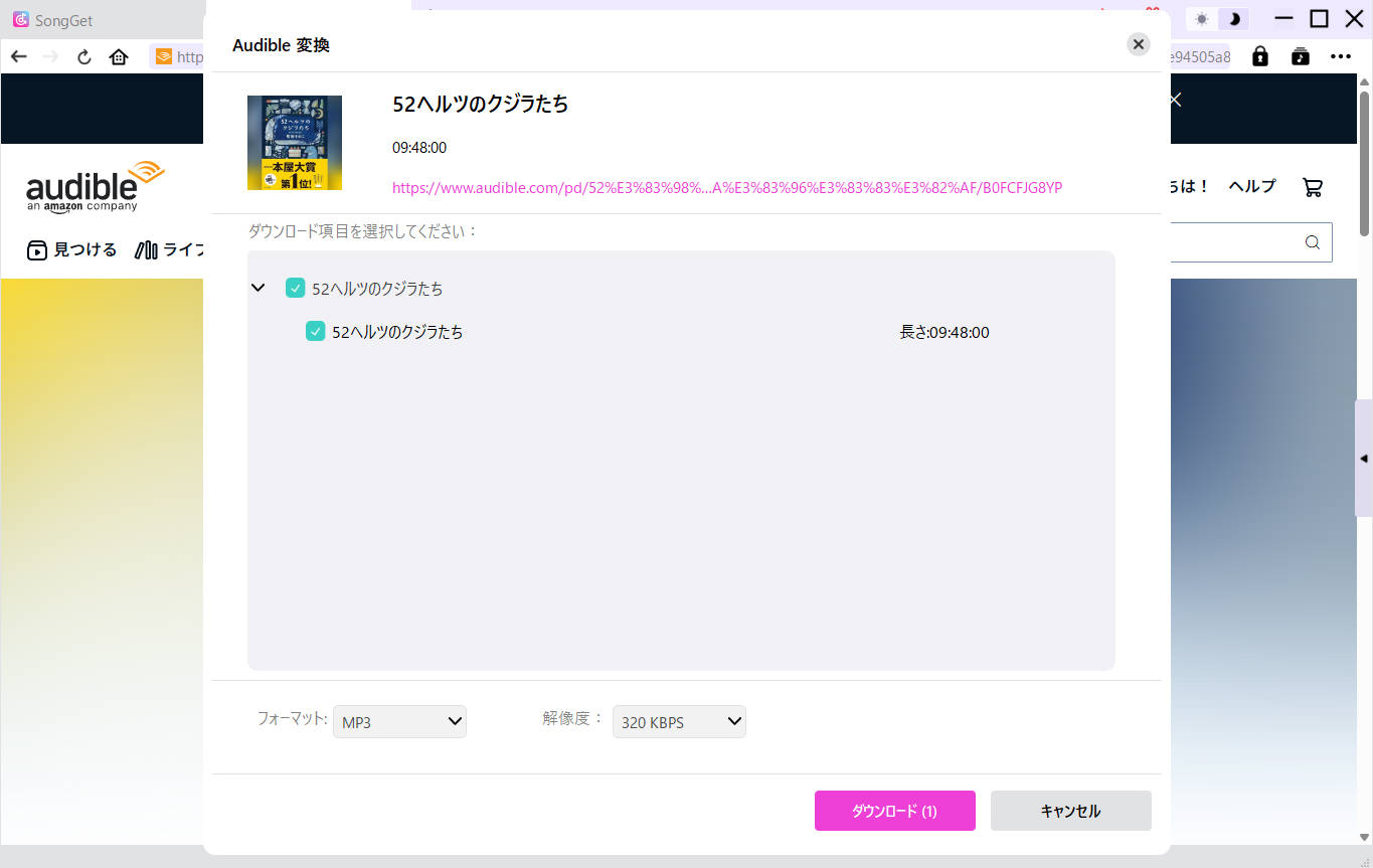 変換プロセス画面